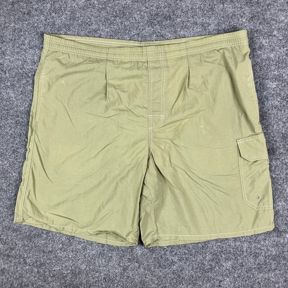 Big‎ Dogs Cargo Shorts Mens Size Large Olive Green Nylon Utility Mesh Lined